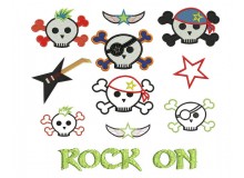 Stickserie BoySkulls